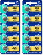 🔋 long-lasting murata lr44 battery ag13 357a 1.55v alkaline button cell - pack of 10 batteries logo