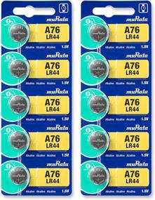 img 4 attached to 🔋 Long-Lasting Murata LR44 Battery AG13 357A 1.55V Alkaline Button Cell - Pack of 10 Batteries