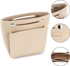 img 1 attached to Warome Organizer Multi Pocket Removable Neverfull Women's Accessories
