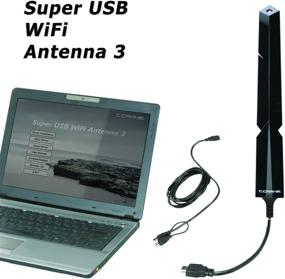 img 1 attached to 📶 C. Crane Super USB WiFi Antenna 3 - Best Long Range WiFi Booster for Windows PC - Extended Reach Beyond Regular WiFi Extender - 2.4 GHz