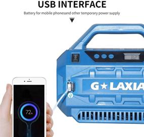 img 1 attached to 🔋 G Laxia 160 PSI 20V Портативный компрессор для накачивания шин с USB-зарядкой, с функцией сдувания, светодиодным освещением и цифровым датчиком давления - без батареи