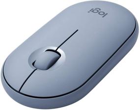 img 4 attached to 🐭 Беспроводная мышь Logitech Pebble M350 - Bluetooth и USB-соединение - Тихая компьютерная мышь с тихим щелчком - Сине-серый - для iPad, ноутбука, блокнота, ПК, Mac