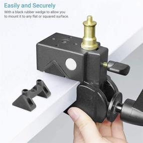 img 3 attached to LimoStudio AGG1108 Super Clamp with Standard 📷 Metal Stud for Photo Video Studio - Enhanced SEO