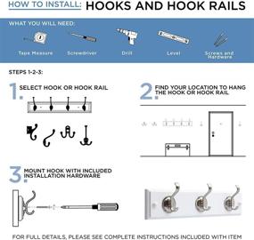 img 3 attached to 🚪 Door Hook with Ceramic Insert, Single - Varying Packaging