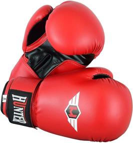 img 1 attached to High-Quality HUNTER Boxing Gloves: Ideal for Muay Thai, Punching Bag, Sparring, Heavy Bag - Boxing Gloves for Men and Women + MMA Gloves