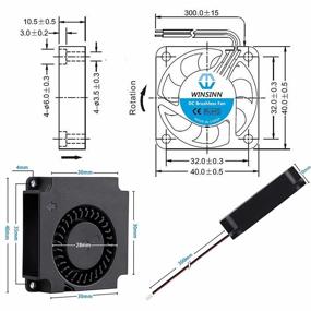 img 3 attached to Освежитель воздуха WINSINN Cooling Creality с бесщеточным турбинным охлаждением