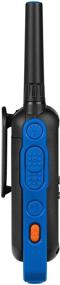 img 1 attached to Enhanced Communication: Motorola Talkabout T800 Two-Way Radios - Reliable 2 Pack in Striking Black/Blue Design