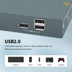 img 2 attached to DVI KVM Switch with 2 Ports – 4Kx2K@30Hz, 1200P, 1080P@60Hz – Includes DVI and USB Cables