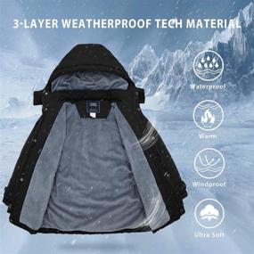 img 2 attached to ZSHOW Waterproof Hooded Fleece Jacket
