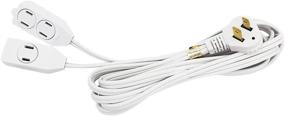 img 3 attached to 🔌 Uninex 3 Outlet Extension Cord - 12 ft, 6 ft