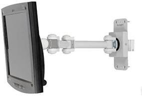 img 2 attached to 🖼️ Kensington 60077 Wall-Mount Arm: Optimize Your Space with a Flat Panel Solution