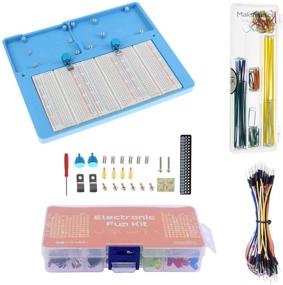 img 3 attached to 🔧 Makeronics 7 in 1 Blue Breadboard Holder with Raspberry Pi 4 Holder, 1200 Breadboard, Electronics Fun Kit, Power Supply Module, Precision Potentiometer, and More for Prototyping Circuit/Arduino/Raspberry Pi
