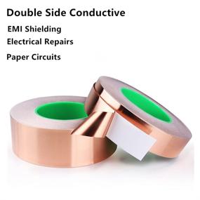 img 2 attached to ⚡ Optimized Conductive Shielding Tapes, Adhesives & Sealants for Soldering and Electrical Grounding