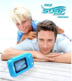 img 3 attached to Blue Waterproof Portable Speaker Case for iPod, MP3 Player and Smartphone - Pyle PWPS63BL Surf Sound