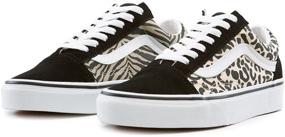 img 4 attached to Vans Skool Safari Multi White