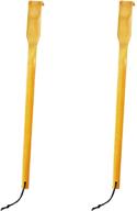 🎁 renook back scratcher, set of 2 - 17" natural strong sturdy bamboo massagers for itching relief and relaxation, ideal gift for parents, friends, and yourself! logo