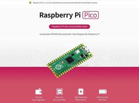 img 1 attached to 🐧 Waveshare RP2040 Raspberry Pi Pico Мини плата разработки: двухъядерный процессор Arm Cortex M0+, гибкий тактовый сигнал до 133 МГц, низкая стоимость и высокая производительность