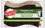 8-pack of scotch-brite greener clean heavy duty scrub sponges, includes 3 scrub sponges logo