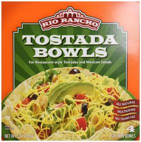 img 4 attached to 🌮 Rio Rancho Tostada Bowls: Delicious Crunchy Bowls for a Mouthwatering Fiesta! (4-Count)