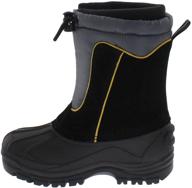 totes kids action snow black boys' shoes - perfect for outdoor adventures logo