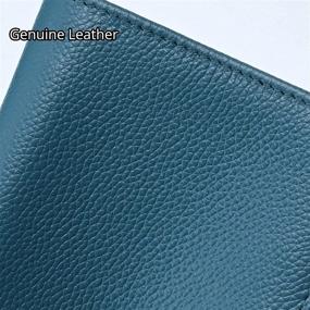 img 1 attached to 💼 Stylish and Secure: Women's Blocking Compact Bifold Leather Handbags & Wallets