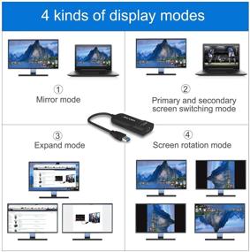 img 2 attached to 🖥️ WAVLINK USB3.0 к HDMI Универсальный видеоадаптер для графики: поддерживает до 6 дисплеев мониторов для Windows и Chrome OS