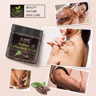 organic coffee scrub: target acne, cellulite & stretch marks, improve varicose veins & eczema logo