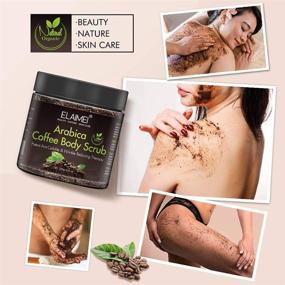 img 4 attached to Organic Coffee Scrub: Target Acne, Cellulite & Stretch Marks, Improve Varicose Veins & Eczema