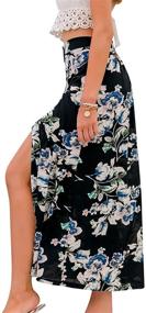 img 3 attached to 🌸 BerryGo Women's Floral Ruffle Skirt - Trendy Women's Clothing for every occasion