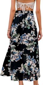 img 2 attached to 🌸 BerryGo Women's Floral Ruffle Skirt - Trendy Women's Clothing for every occasion
