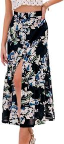 img 4 attached to 🌸 BerryGo Women's Floral Ruffle Skirt - Trendy Women's Clothing for every occasion