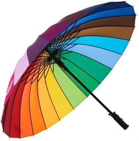 img 4 attached to Variety Go Rainbow Umbrella Straight