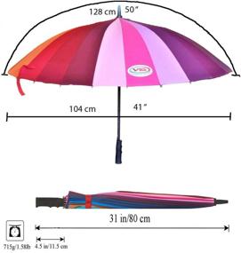 img 1 attached to Variety Go Rainbow Umbrella Straight