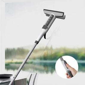 img 3 attached to 🧼 Ultimate 3-in-1 Window Squeegee Cleaner by JEHONN: Powerful Cleaning Tools with Spray Scrubber Handle for Sparkling Glass Outdoor