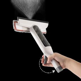 img 2 attached to 🧼 Ultimate 3-in-1 Window Squeegee Cleaner by JEHONN: Powerful Cleaning Tools with Spray Scrubber Handle for Sparkling Glass Outdoor