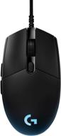 🖱️ logitech g pro wired gaming mouse: hero 16k sensor, ultra lightweight, rgb - buy now for pc/mac gaming! logo
