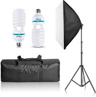 📸 emart 135w softbox lighting kit, 24x24 photo studio continuous lighting set with 2 bulbs, professional camera lighting for video filming youtube portraits logo