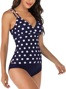 img 2 attached to 👙 Tankini Swimsuit: Control Bathing Women's Clothing and Chic Swimwear with Swimsuits & Cover Ups