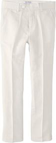 img 2 attached to 👖 Isaac Mizrahi Linen Pant for Big Boys and Slim Boys