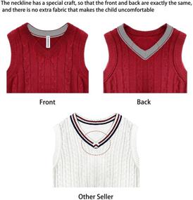 img 1 attached to 🧥 Benito Benita V Neck Sweater - Stylish Boys' Clothing for Sweaters