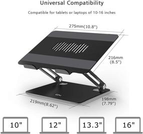 img 2 attached to EPN Adjustable Multi Angle Heat Vent Compatible Laptop Accessories