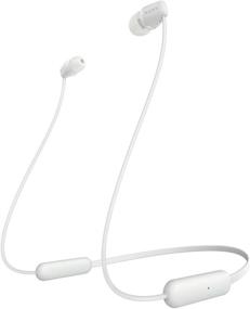img 4 attached to White Sony WI-C200 Wireless In-Ear Headset/Headphones with Microphone for Phone Calls (WIC200/W) - Improved SEO