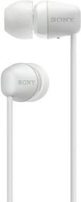 img 3 attached to White Sony WI-C200 Wireless In-Ear Headset/Headphones with Microphone for Phone Calls (WIC200/W) - Improved SEO