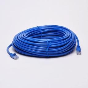 img 3 attached to 🔵 UbiGear New 100ft Blue Cat6 Ethernet LAN Patch Cable for High-Speed Network Connections