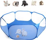 casifor guinea pig & rabbit cage - indoor mat playpen for small animals - easy to clean exercise yard fence - portable tent for hamsters, chinchillas, hedgehog, puppy, cats логотип