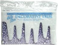 🎄 enhance your christmas décor with brite star sparkle icicle trim, 7"x48", white логотип
