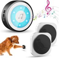 🐾 aojess paw smart bell - dog doorbells for potty training - sliding door access - waterproof - 20 melodious polyphonic ringtones - lightweight button doorbell logo