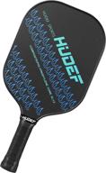 🥒 hudef pickleball paddle: lightweight composite fiber wide face paddle with honeycomb core and comfort grip logo