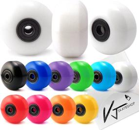 img 1 attached to 🛹 Ultimate Skateboard Package: VJ 5.0 Trucks, 52mm Wheels, Bearings, Pads & Hardware