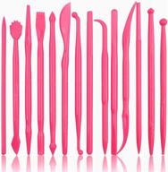 🎨 набор bronagrand из 14 мини-пластикового инструмента для лепки из глины - идеально подходит для формирования и скульптуры (розовый) логотип
